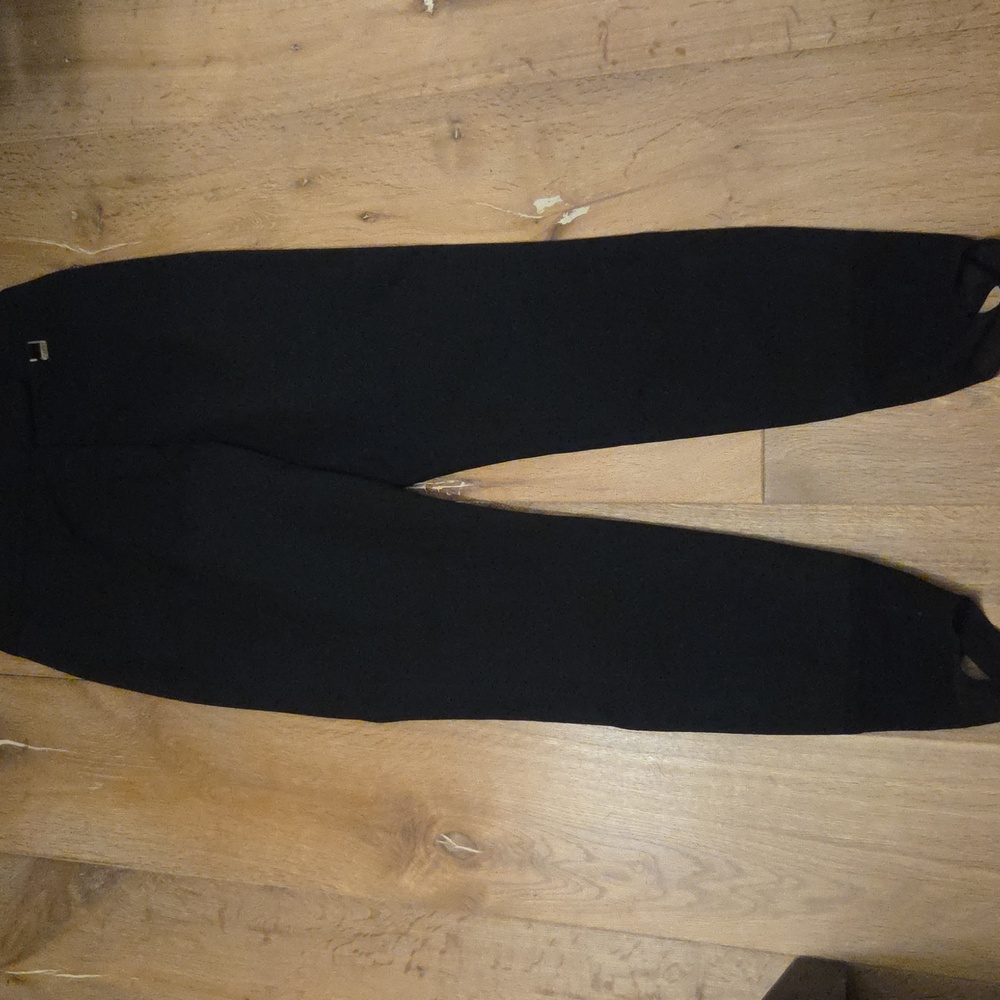Cobor By Schoeller Ski Pants Stirrup Black Wool Blend 10
